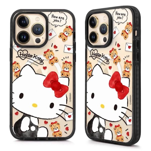 Garmma Hello Kitty iPhone 14 15系列 磁吸款保護殼 甜蜜好朋友