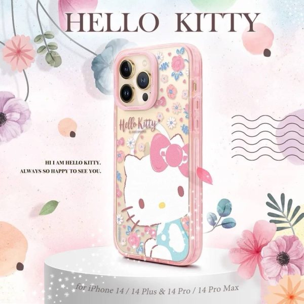 Gamma Hello Kitty iPhone 14系列 磁吸款保護殼 粉紅夢境